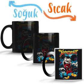 Baskı Dükkanı KB1771 Mickey Zumbi Porselen Kupa Bardak