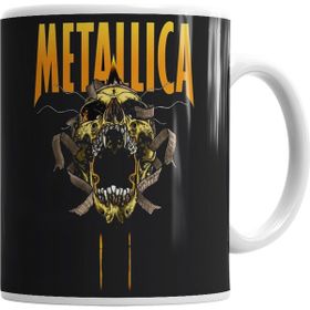 Baskı Dükkanı KB1772 Metallica Porselen Kupa Bardak