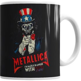 Baskı Dükkanı KB1772 Metallica Porselen Kupa Bardak