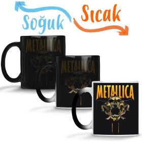 Baskı Dükkanı KB1774 Metallica Porselen Kupa Bardak