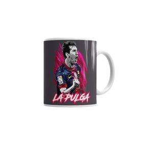 Baskı Dükkanı KB1779 Messi La Pulga Fifa Porselen Kupa Bardak