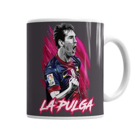 Baskı Dükkanı KB1779 Messi La Pulga Fifa Porselen Kupa Bardak