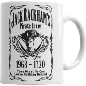 Baskı Dükkanı KB178 Black Sails Jack Rackhams Porselen Kupa Bardak