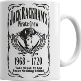 Baskı Dükkanı KB178 Black Sails Jack Rackhams Porselen Kupa Bardak