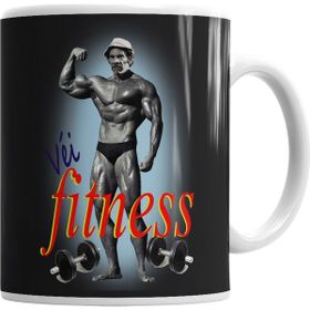 Baskı Dükkanı KB1798 Madruga Fitness Porselen Kupa Bardak