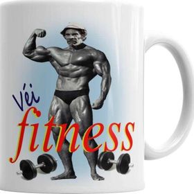 Baskı Dükkanı KB1798 Madruga Fitness Porselen Kupa Bardak