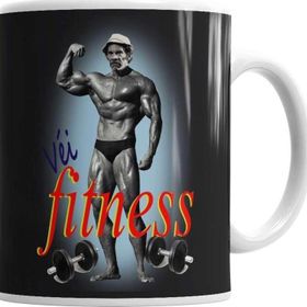 Baskı Dükkanı KB1798 Madruga Fitness Porselen Kupa Bardak