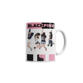 Baskı Dükkanı KB181 Black Pink Porselen Kupa Bardak