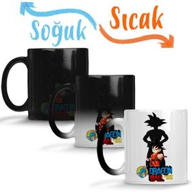 Baskı Dükkanı KB1818 Son Goku Dragon Ball Porselen Kupa Bardak