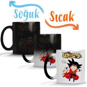 Baskı Dükkanı KB1818 Son Goku Dragon Ball Porselen Kupa Bardak