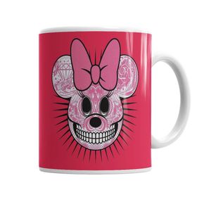 Baskı Dükkanı KB1822 Skull Mouse Porselen Kupa Bardak