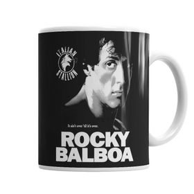 Baskı Dükkanı KB1854 Rocky Balboa Boks Porselen Kupa Bardak