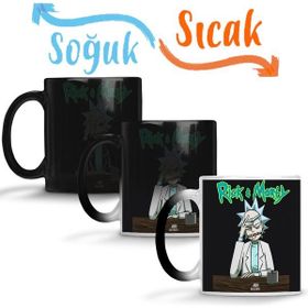 Baskı Dükkanı KB1857 Rickzinho Tiny Rick Rick E Morty Porselen Kupa Bardak