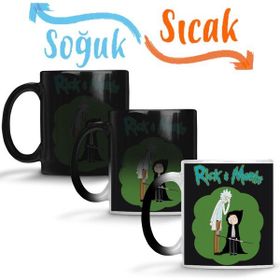 Baskı Dükkanı KB1857 Rickzinho Tiny Rick Rick E Morty Porselen Kupa Bardak