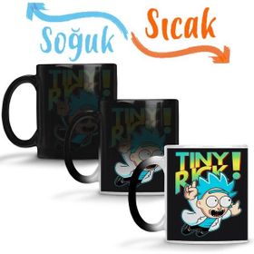Baskı Dükkanı KB1857 Rickzinho Tiny Rick Rick E Morty Porselen Kupa Bardak
