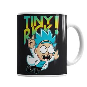 Baskı Dükkanı KB1857 Rickzinho Tiny Rick Rick E Morty Porselen Kupa Bardak