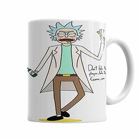 Baskı Dükkanı KB1863 Rick Ve Morty Porselen Kupa Bardak