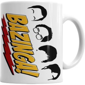 Baskı Dükkanı KB188 Big Bang Sheldon Cooper Theory Bazingaa Porselen Kupa Bardak