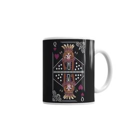 Baskı Dükkanı KB1880 Queen Of Hearts Porselen Kupa Bardak