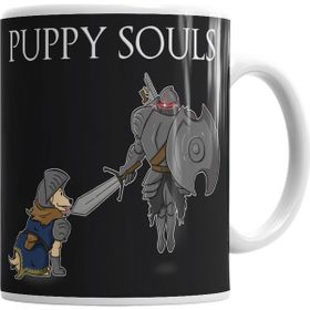 Baskı Dükkanı KB1884 Puppy Souls Porselen Kupa Bardak
