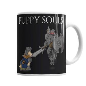 Baskı Dükkanı KB1884 Puppy Souls Porselen Kupa Bardak