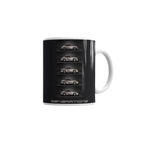 Baskı Dükkanı KB1895 Porsche Generations Porselen Kupa Bardak