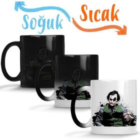 Baskı Dükkanı KB19 Batman Joker Wonder Woman Porselen Kupa Bardak