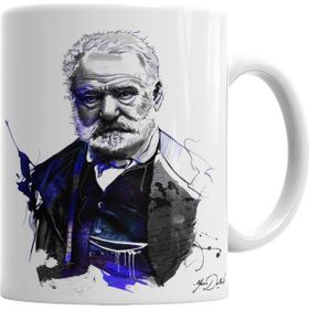 Baskı Dükkanı KB1908 Victor Hugo Porselen Kupa Bardak
