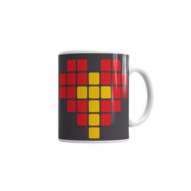 Baskı Dükkanı KB1969 Tetris Oyun Atari Porselen Kupa Bardak