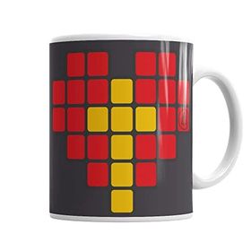 Baskı Dükkanı KB1969 Tetris Oyun Atari Porselen Kupa Bardak