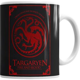 Baskı Dükkanı KB1973 Targaryen House Porselen Kupa Bardak
