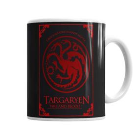 Baskı Dükkanı KB1973 Targaryen House Porselen Kupa Bardak