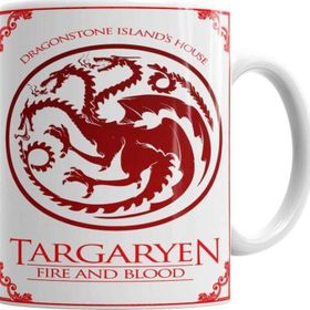 Baskı Dükkanı KB1973 Targaryen House Porselen Kupa Bardak