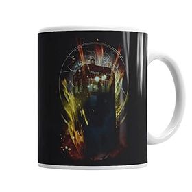 Baskı Dükkanı KB1974 Tardis Porselen Kupa Bardak