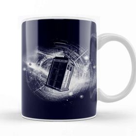 Baskı Dükkanı KB1974 Tardis Porselen Kupa Bardak