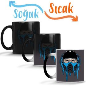 Baskı Dükkanı KB1982 Subzero Mortal Kombat Porselen Kupa Bardak