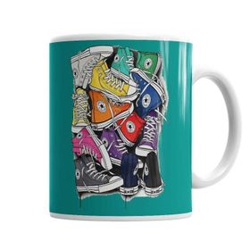 Baskı Dükkanı KB1985 Stylo Tenis Porselen Kupa Bardak