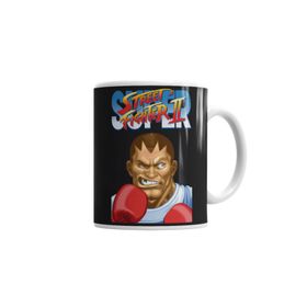 Baskı Dükkanı KB1987 Street Fighter Balrog Porselen Kupa Bardak