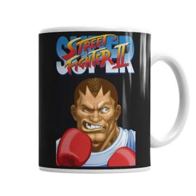 Baskı Dükkanı KB1987 Street Fighter Balrog Porselen Kupa Bardak