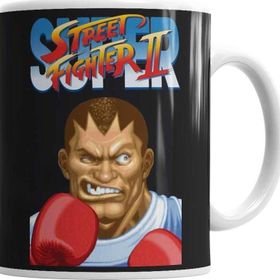 Baskı Dükkanı KB1987 Street Fighter Balrog Porselen Kupa Bardak