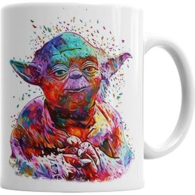 Baskı Dükkanı KB1997 Star Wars Yoda Porselen Kupa Bardak