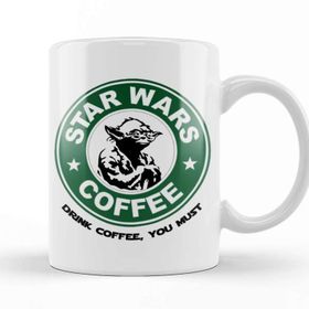 Baskı Dükkanı KB1997 Star Wars Yoda Porselen Kupa Bardak