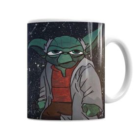 Baskı Dükkanı KB1997 Star Wars Yoda Porselen Kupa Bardak