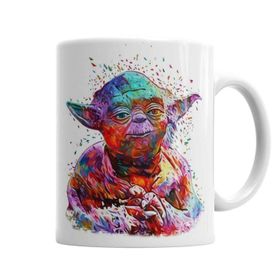 Baskı Dükkanı KB1997 Star Wars Yoda Porselen Kupa Bardak