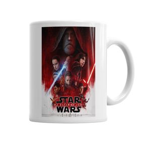 Baskı Dükkanı KB2000 Star Wars Os Ultimos Jedis Porselen Kupa Bardak