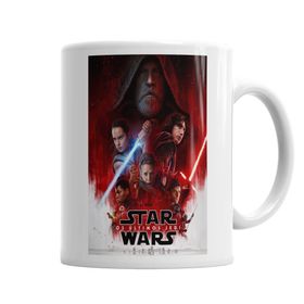 Baskı Dükkanı KB2000 Star Wars Os Ultimos Jedis Porselen Kupa Bardak