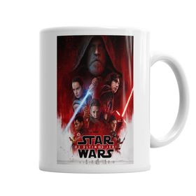 Baskı Dükkanı KB2000 Star Wars Os Ultimos Jedis Porselen Kupa Bardak