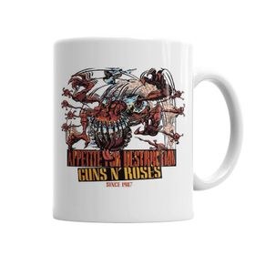 Baskı Dükkanı KB2006 Appetite For Destruction 1987 Porselen Kupa Bardak