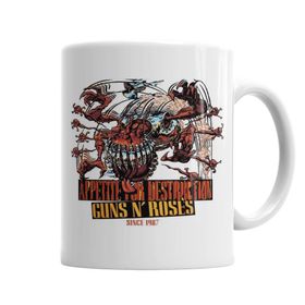 Baskı Dükkanı KB2006 Appetite For Destruction 1987 Porselen Kupa Bardak