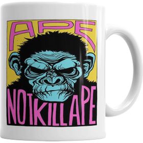 Baskı Dükkanı KB2007 Ape Not Kill Ape Porselen Kupa Bardak